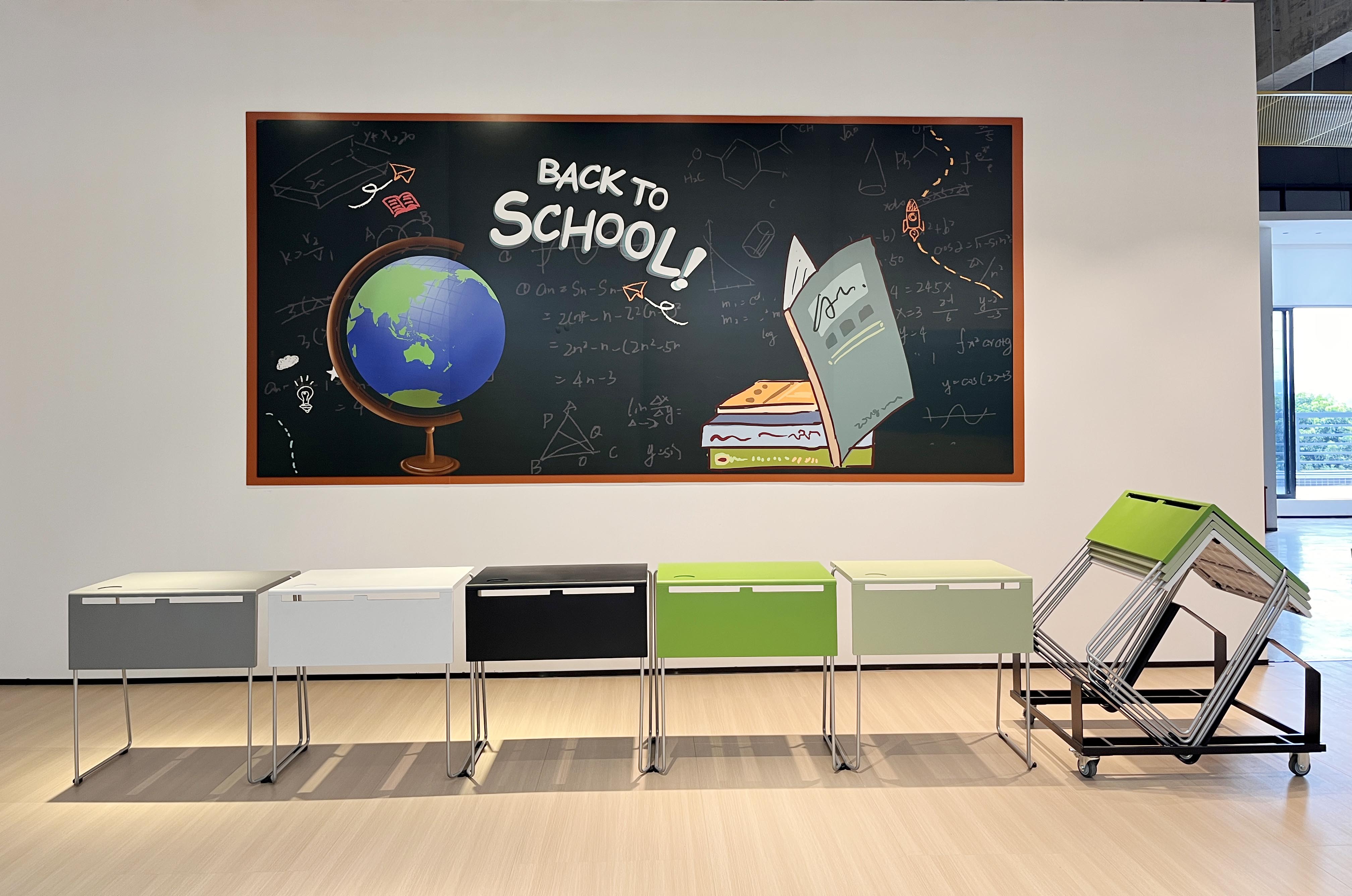 效果拉滿(mǎn)！新款培訓(xùn)桌堆疊桌搶先看~